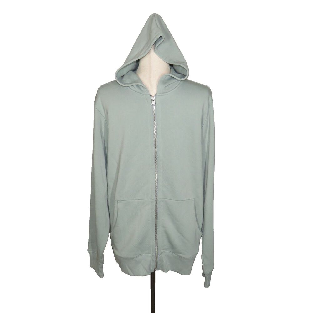 Allbirds Men's Organic Cotton Blend French Terry Full Zip Hoodie MEDIUM